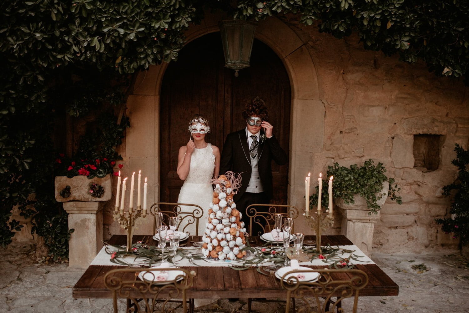 Una boda veneciana en el Castell de Tous