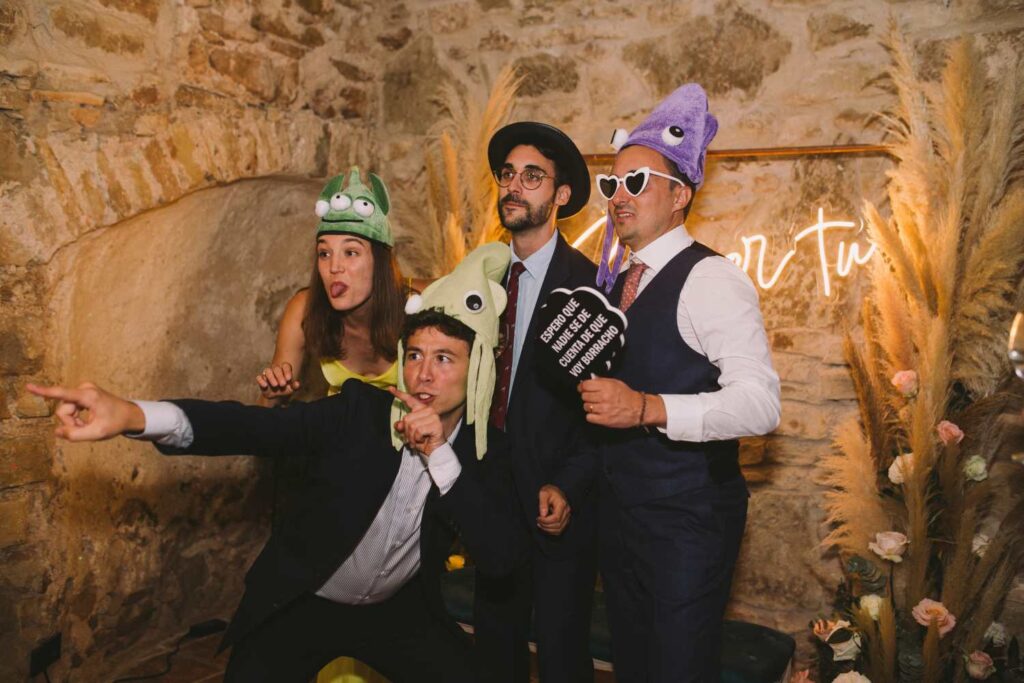 Como debe ser un photocall de boda