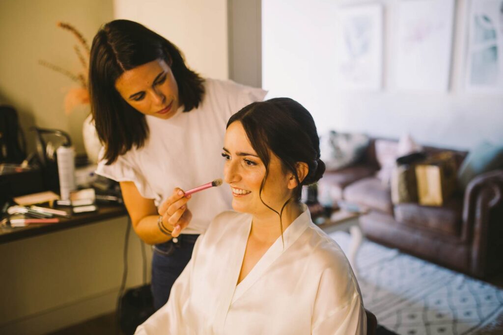 Preparación novia boda