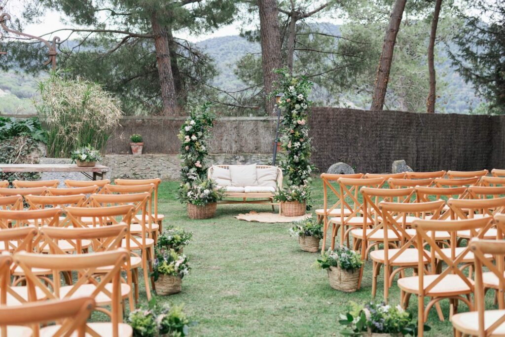 ceremonia boda estilo campestre