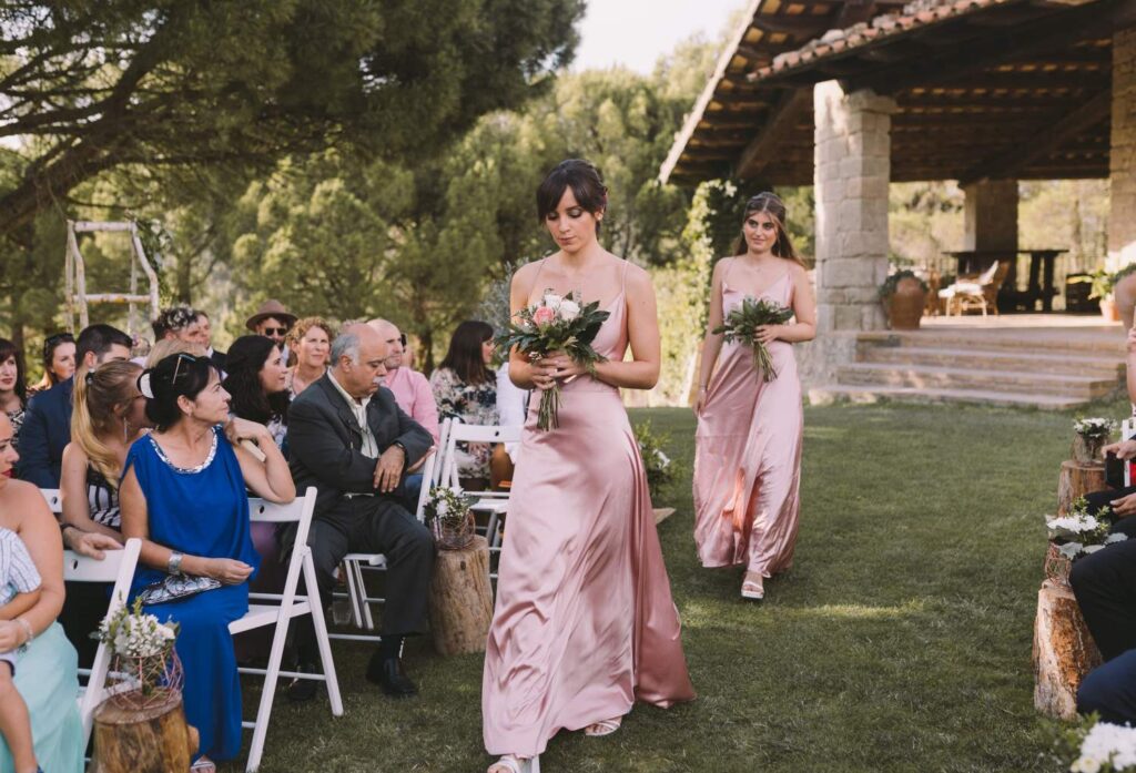 Entrada damas de honor boda