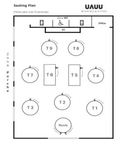 how to organize the seating plan for a wedding