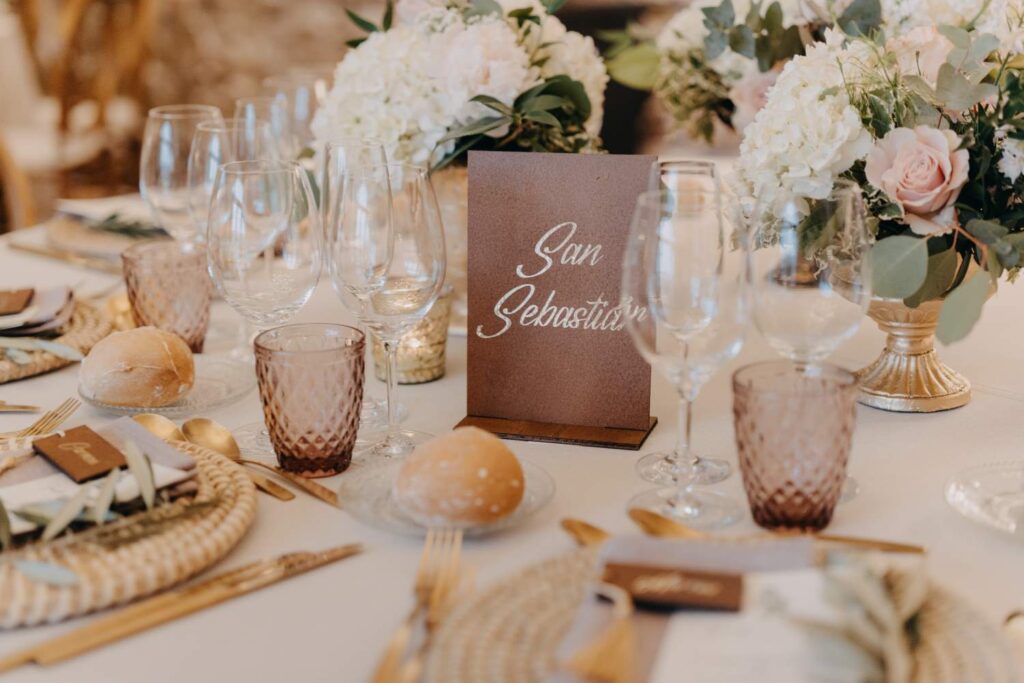 Nombre de mesa boda