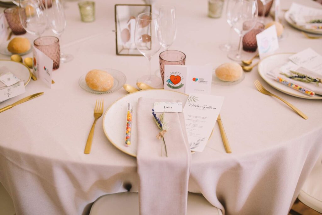 Detalle boda solidario